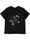 Astronaut Rocket Ride Graphic Tee - Black
