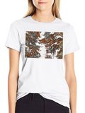 Abstract Swirl Graphic Print T-Shirt