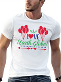 Love Earth Globe Graphic T-Shirt