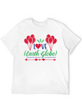 Love Earth Globe Graphic T-Shirt