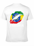 Ethiopia Lips Flag T-Shirt - Graphic Tee