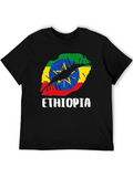 Ethiopia Lips Flag T-Shirt - Graphic Tee