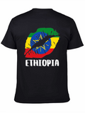 Ethiopia Lips Flag T-Shirt - Graphic Tee