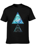 Geometric Galaxy T-Shirt