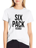 Six Pack Coming Soon Black T-Shirt