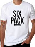 Six Pack Coming Soon Black T-Shirt