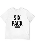 Six Pack Coming Soon Black T-Shirt
