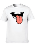Funny Tongue Out Graphic T-Shirt