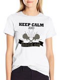 Keep Calm and Rock On Graphic Tee