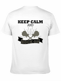 Keep Calm and Rock On Graphic Tee