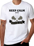 Keep Calm and Rock On Graphic Tee