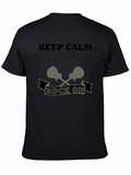 Keep Calm and Rock On Graphic Tee