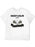 Keep Calm and Rock On Graphic Tee