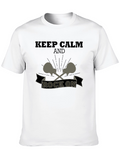 Keep Calm and Rock On Graphic Tee