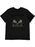 Keep Calm and Rock On Graphic Tee
