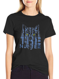 The Hunter Graphic T-Shirt - Wolf Design