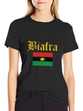 Biafra Flag T-Shirt - Black Pride Tee