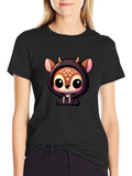 Cute Deer Hoodie T-Shirt