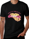 Pretty Girls Like Trap Music Graphic Tee