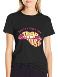 Pretty Girls Like Trap Music Graphic Tee