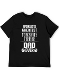 Yorkshire Terrier Dad T-Shirt