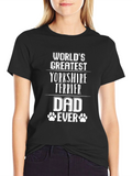 Yorkshire Terrier Dad T-Shirt