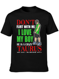 Dont Flirt With Me Taurus Boy T-Shirt