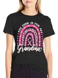 Pink Ribbon Grandma T-Shirt