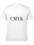 CMYK Graphic Print Black T-Shirt