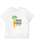 Funny Carrot Graphic Tee - Vegan Humor T-Shirt