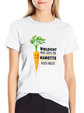 Funny Carrot Graphic Tee - Vegan Humor T-Shirt