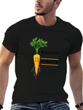 Funny Carrot Graphic Tee - Vegan Humor T-Shirt