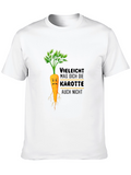Funny Carrot Graphic Tee - Vegan Humor T-Shirt