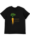 Funny Carrot Graphic Tee - Vegan Humor T-Shirt