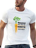 Funny Carrot Graphic Tee - Vegan Humor T-Shirt