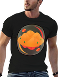 Desert Planet Graphic Black T-Shirt