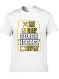Eat Sleep Coach Hockey Repeat T-Shirt
