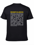 Mindfulness Definition Black T-Shirt