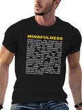 Mindfulness Definition Black T-Shirt