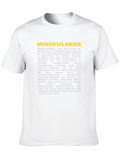 Mindfulness Definition Black T-Shirt
