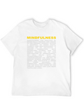 Mindfulness Definition Black T-Shirt