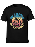 Belgian Malinois Dog Graphic Tee - Unisex Black T-Shirt
