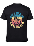 Belgian Malinois Dog Graphic Tee - Unisex Black T-Shirt