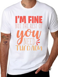 Im Fine You Need Therapy Graphic T-Shirt