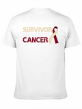 Survivor Stronger Than Cancer Awareness T-Shirt