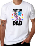 Autism Dad Unicorn T-Shirt