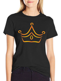Crown Graphic Tee - Black T-Shirt