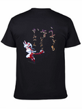 Anime Character Black T-Shirt