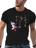 Anime Character Black T-Shirt