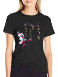 Anime Character Black T-Shirt
